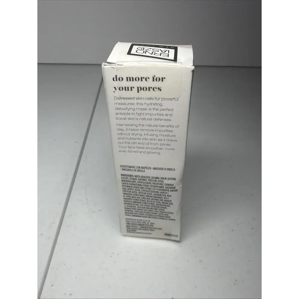 ERNO LASZLO Exfoliate & Detox Pore Cleansing Clay Mask 30ml/1 oz Travel Size NEW